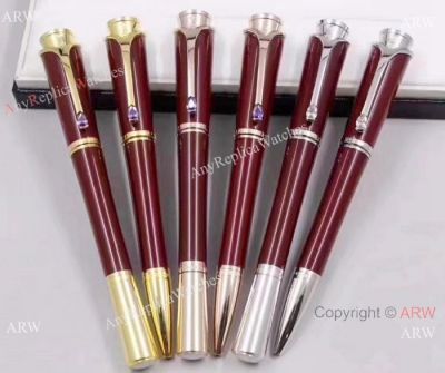 Montblanc Princess Red Pens / Wholesale Replica Mont Blanc Fountain Pens / Rollerball / Ballpoint